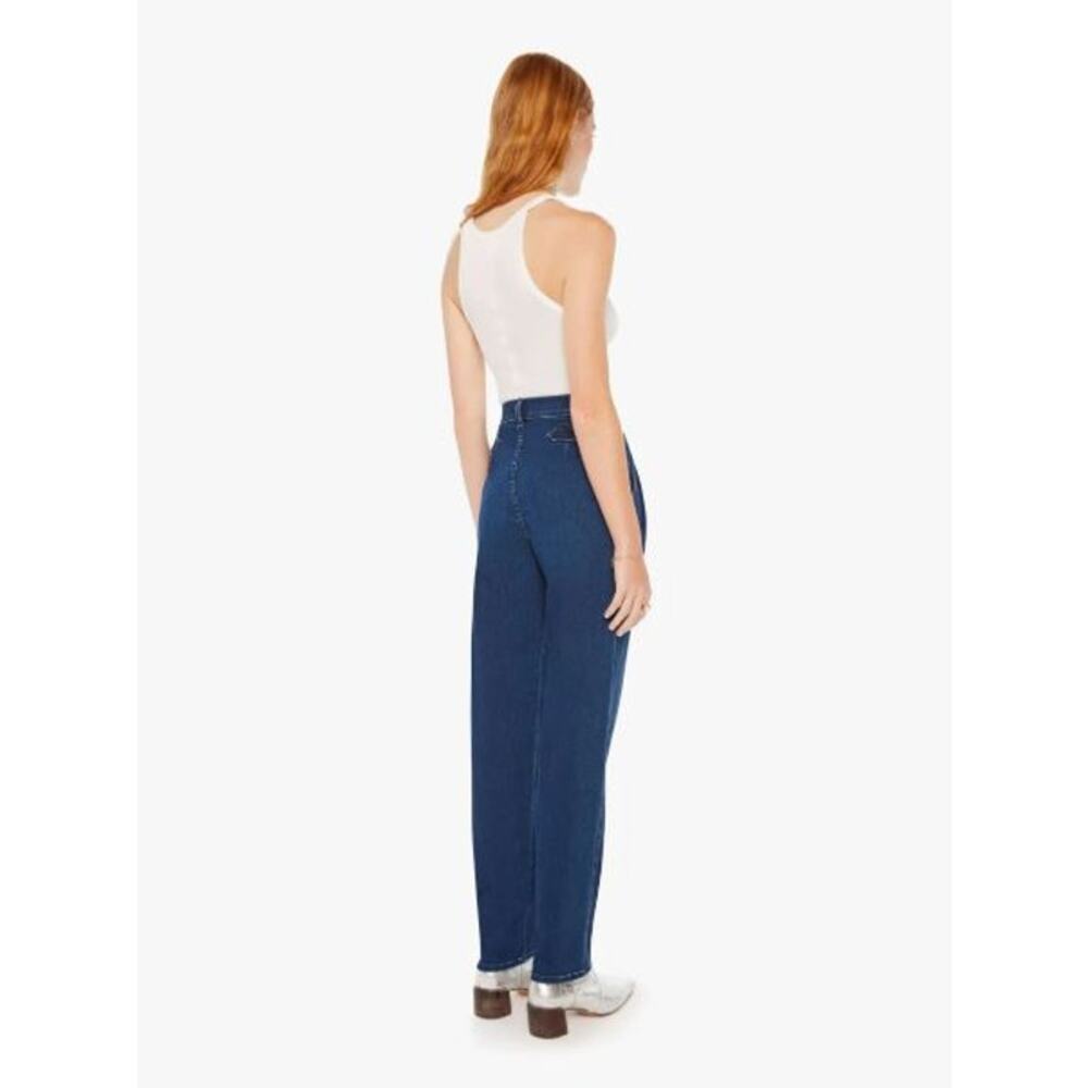 MOTHER The Tabby Tune Up Skimp Jeans Tapered High Rise Taking Shape Size 27 - Picture 4 of 10